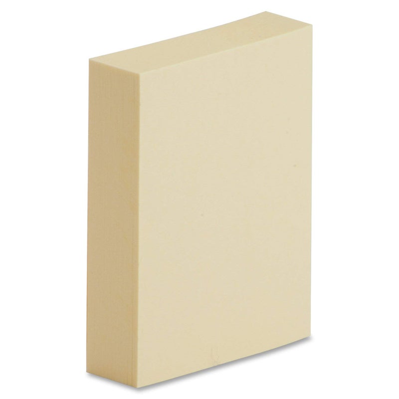 Business Source Yellow Repositionable Adhesive Notes - 1.88" x 1.38 (36610) - Image 3